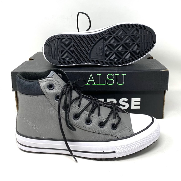 Converse Chuck Taylor PC Men Boot Leather Grey Man - Picture 2 of 7